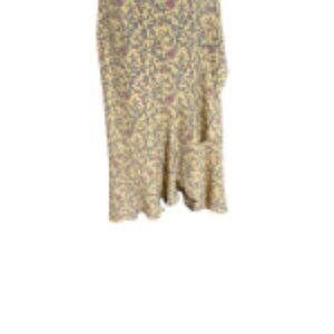 Spring Floral Wrap Skirt